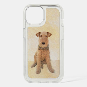 Airedale Terrier Painting - Cute Original Art iPhone 15 Case