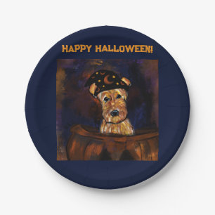 AIREDALE TERRIER PAPER PLATES