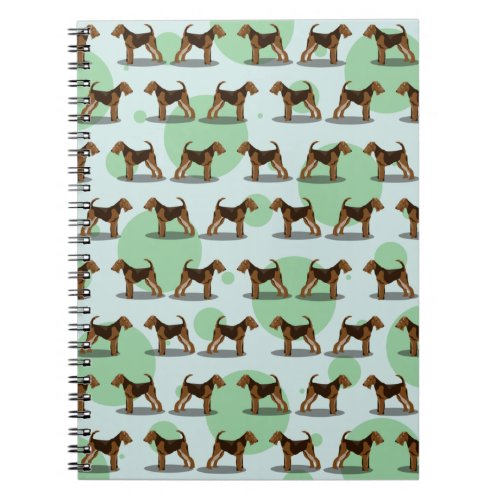 Airedale Terrier Pattern Notebook