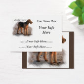 Airedale Terrier Personalized Cards (Desk)
