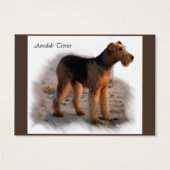 Airedale Terrier Personalized Cards (Back)