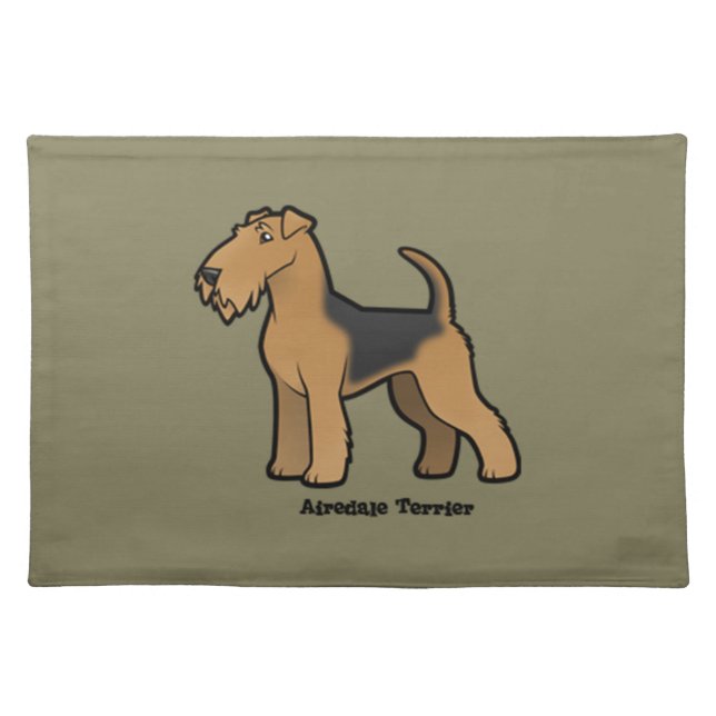 airedale terrier placemat (Front)