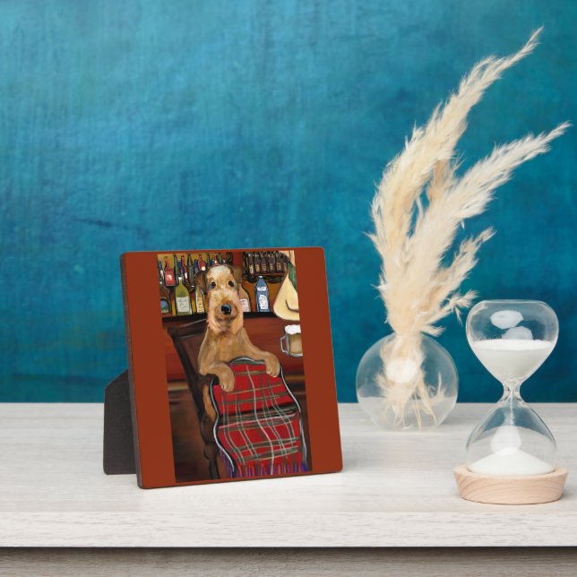 Airedale Terrier     Plaque (Insitu)