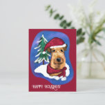 Airedale Terrier      Postcard
