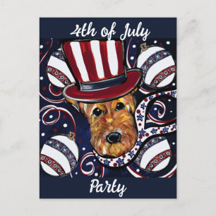 AIREDALE TERRIER POSTCARD