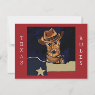 AIREDALE TERRIER   POSTCARD