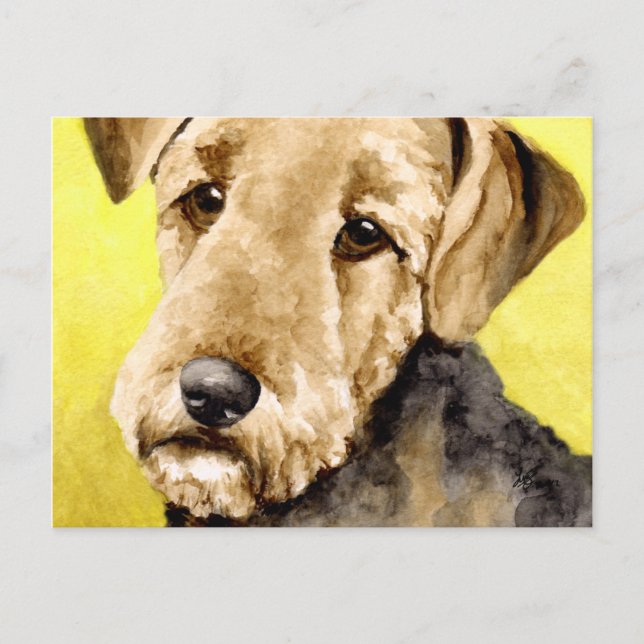 Airedale Terrier Postcards (Front)