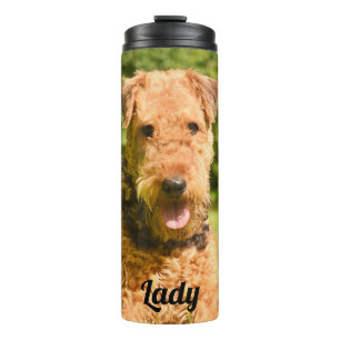 Airedale Terrier Puppy Dog Thermal Tumbler