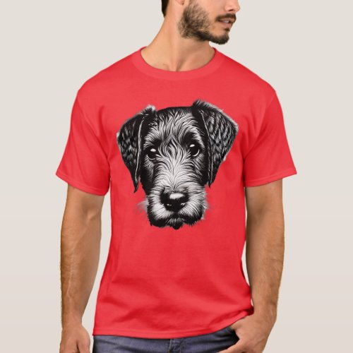 Airedale Terrier Puppy T_Shirt