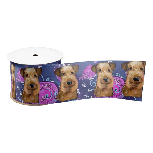 AIREDALE   TERRIER       SATIN RIBBON (Spool)