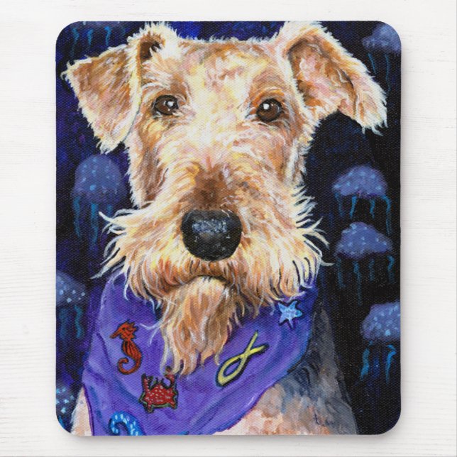 Airedale Terrier, Seadale Mouse Pad (Front)