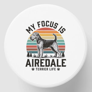 Airedale Terrier Shirt Vintage Dog Lover Graphic_1 Mini Candle Favors