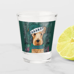 Airedale Terrier  Shot Glass