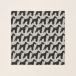 Airedale Terrier Silhouettes Pattern Scarf<br><div class="desc">Airedale Lover's Scarf</div>