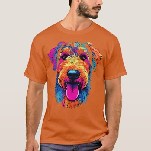 Airedale Terrier Smiling T_Shirt