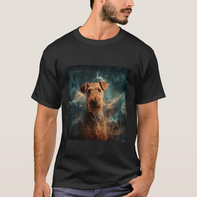Airedale Terrier Space T-Shirt (Front)