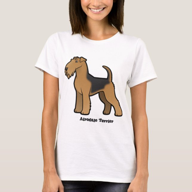 airedale terrier T-Shirt (Front)