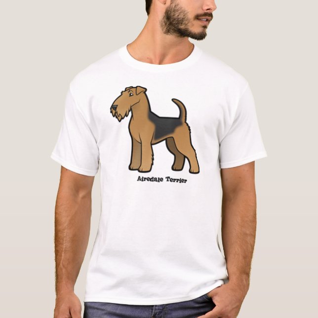 airedale terrier T-Shirt (Front)