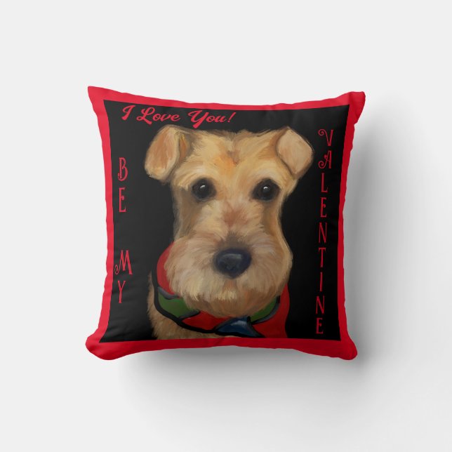 Airedale Terrier       Throw Pillow (Front)