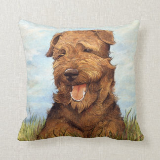 Airedale Terrier Throw Pillow