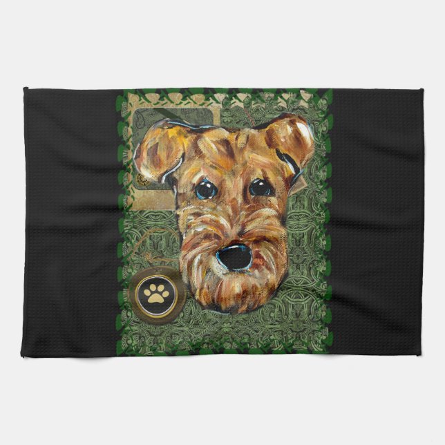 AIREDALE TERRIER TOWEL (Horizontal)