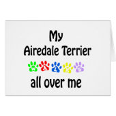 Airedale Terrier Walks Design (Front Horizontal)