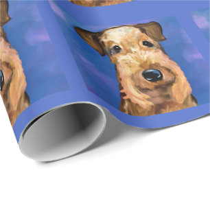  AIREDALE TERRIER          WRAPPING PAPER