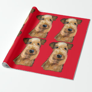 AIREDALE   TERRIER      WRAPPING PAPER