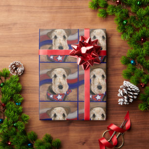  AIREDALE TERRIER        WRAPPING PAPER