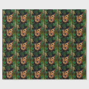 AIREDALE TERRIER WRAPPING PAPER