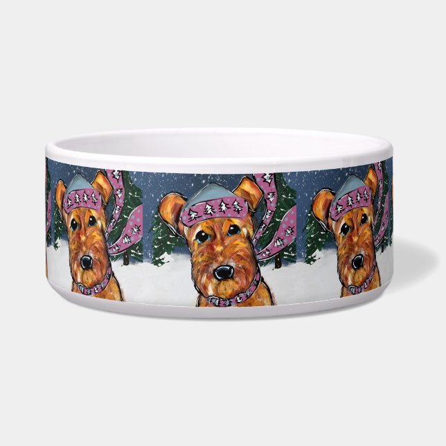 Airedale Terriers Bowl (Front)