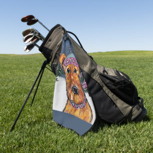 Airedale Terriers Golf Towel