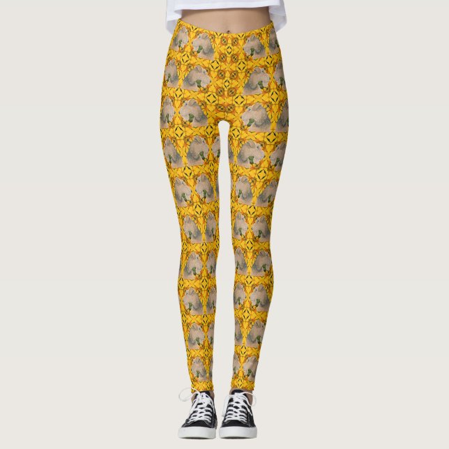 Airedale Terriers Leggings (Front)