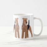 Airedale Terriers Mug<br><div class="desc">Original fine art design of an Airedale terrier dog on quality coffee mugs,  clothing & other great gifts by designer Carolyn McFann of TwoPurring Cats Studio.</div>
