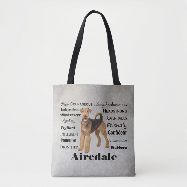 Airedale Tote Bag (Front)