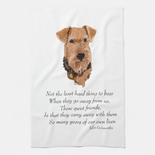 Airedale, Welsh, Lakeland Terrier Keepsake Kitchen Towel