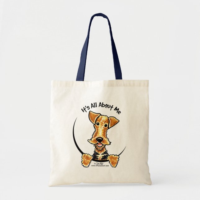 Airedale Welsh Terrier Its All About Me Tote Bag (Front)