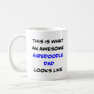 airedoodle dad, awesome coffee mug