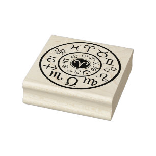 Aires Astrological Celestial Design stamp