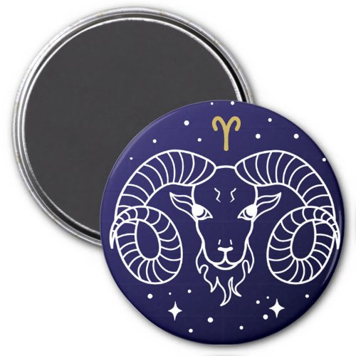 Aires the Ram Zodiac Sign Magnet