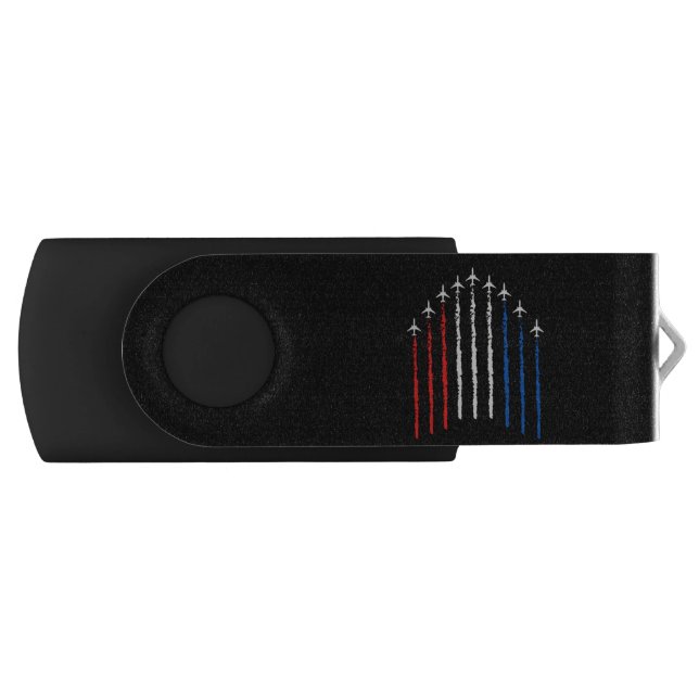 Airforce Flyover  4th Of July Flash Drive (Front)