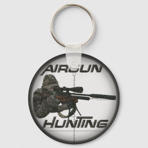 Airgun hunting logo hat keychain