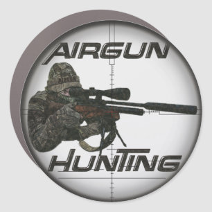 Airgun hunting logo hat keychain button classic ro car magnet