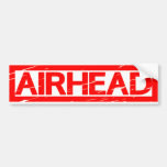 Airhead Stamp Bumper Sticker