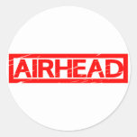 Airhead Stamp Classic Round Sticker