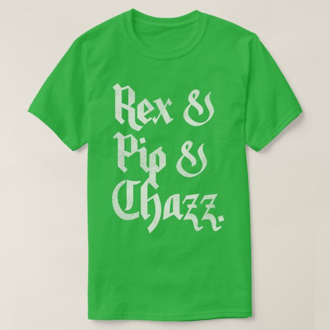 Airheads Names Rex Pip and Chazz T-Shirt (Design Front)