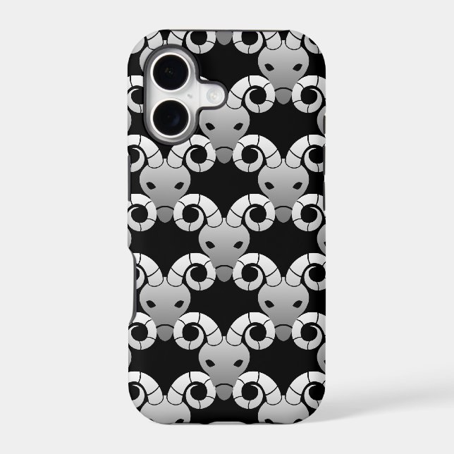 Airies Ram Zodiac Pattern Iphone Case (Back)