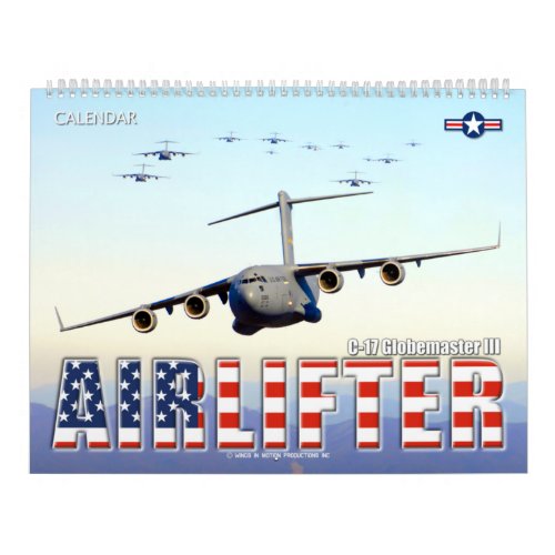 AIRLIFTER _ C_17 Globemaster III Calendar