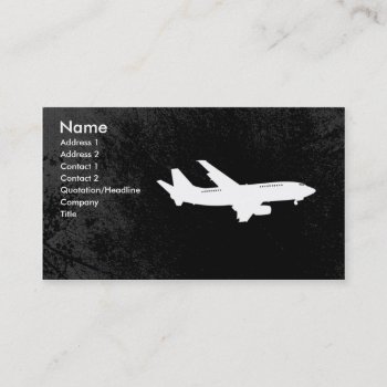 Airline Business Card Template by businesscardtemplate at Zazzle