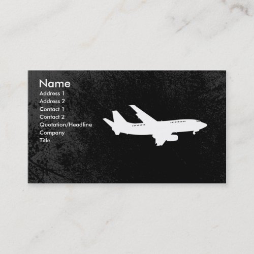 Airline Business Card template